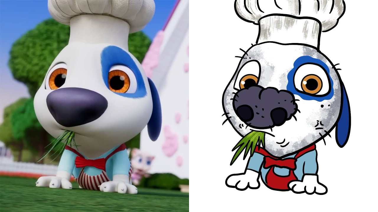 Season 35 Marathon! Crazy Cotton Candy 😋 Talking Tom Shorts | Funny Drawing Meme Cartoon