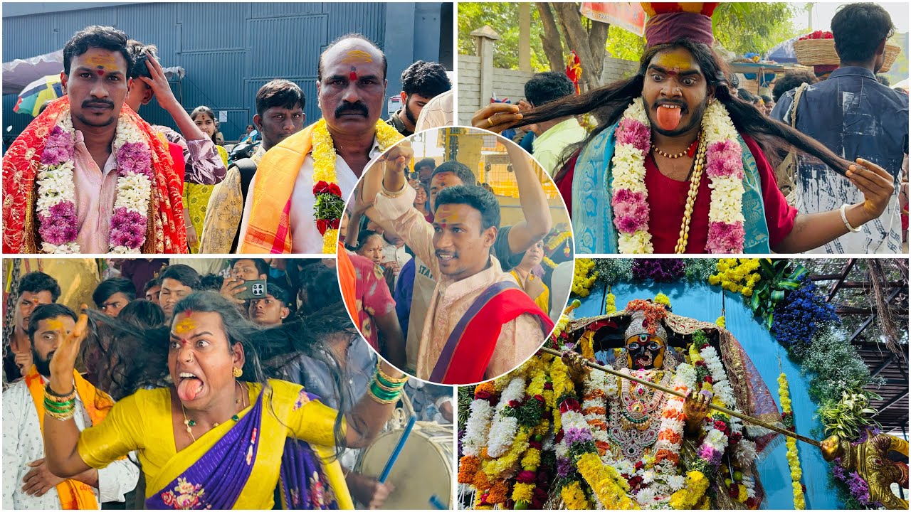 Falaknuma కాలిమాతను బంగారు చీరతో అలంకరించిన ఘనంగా పూలతో అభిషేకం | Falaknuma Kali Mata Powerful Pooja