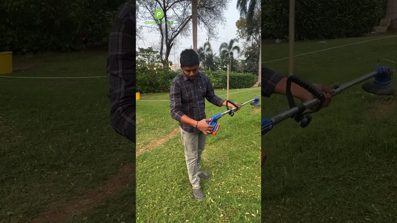 Battery operated brush cutter order from easefarming app or 9030428730 