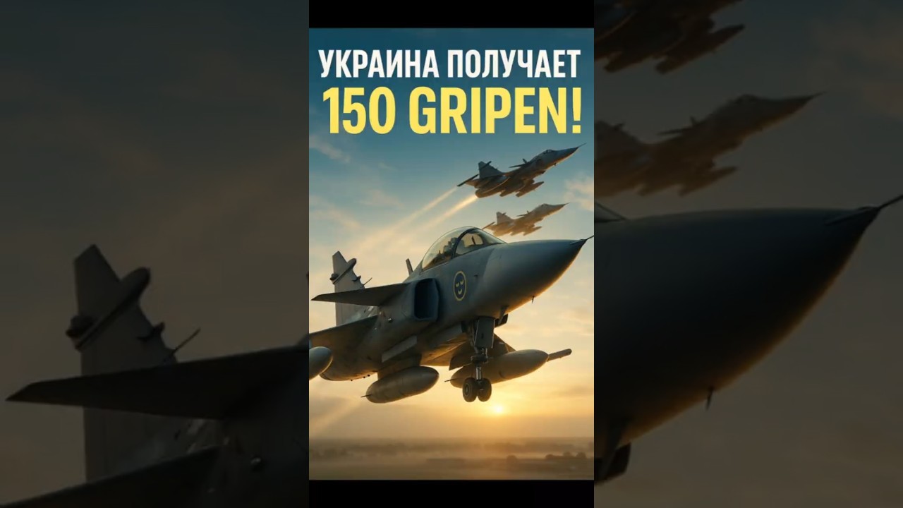 🔥 Украина получает 150 Gripen! Такой авиационной сделки ещё не было! ⚡