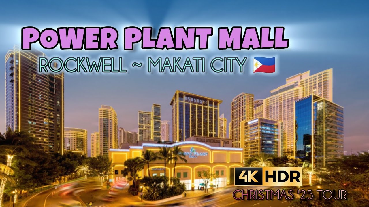 🇵🇭 Power Plant Mall | Rockwell Makati City | Walking Tour Christmas Holiday Season 2025