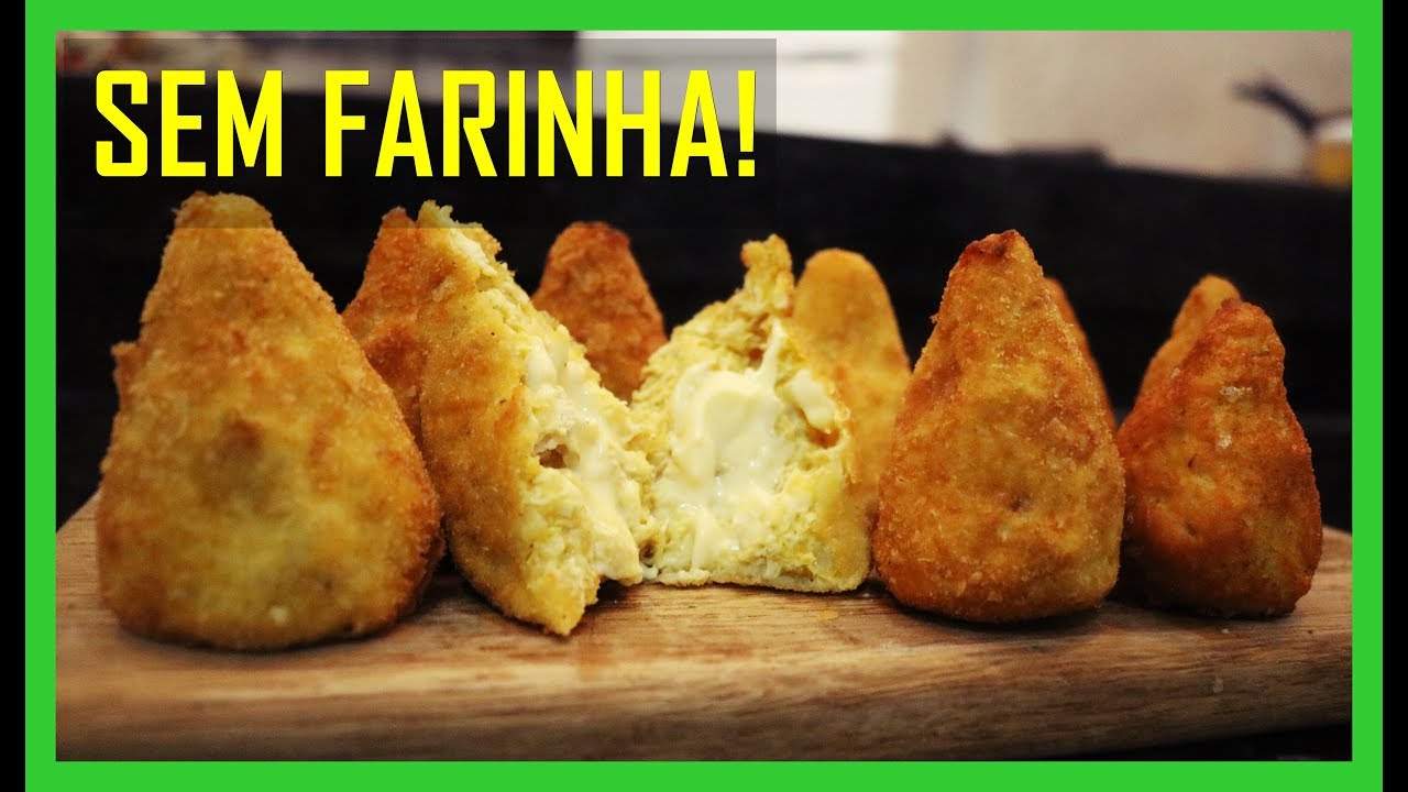COXINHA COM 2 INGREDIENTES,SEM MASSA, FARINHA E LEITE PRONTA EM 5 MINUTOS