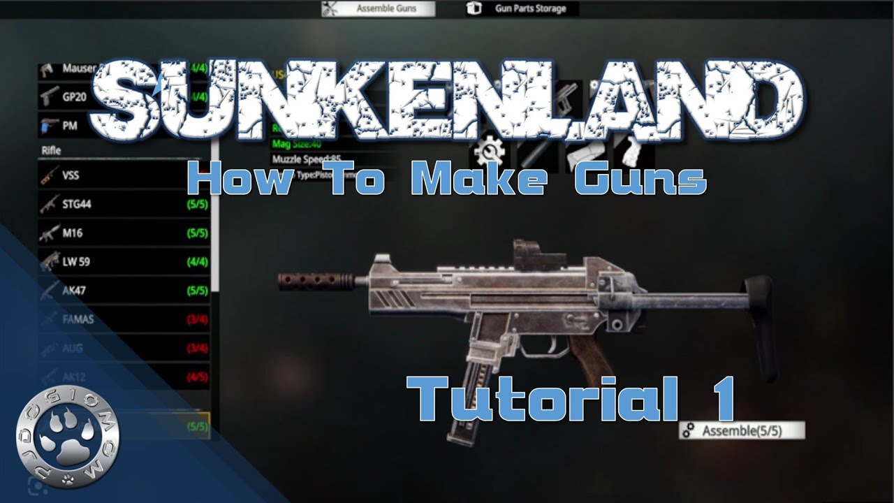 Sunkenland: How To Make Guns!