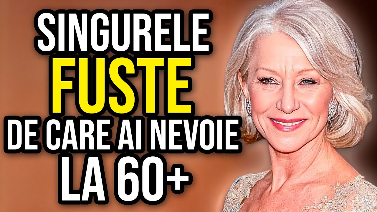 Doar aceste 6 FUSTE te vor face să arăți ELEGANTĂ la 60+