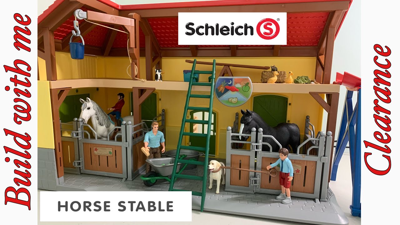 Schleich Farm Horse Stable Unboxing | My Schleich Collection | Farm Animals | Schleich Build With Me