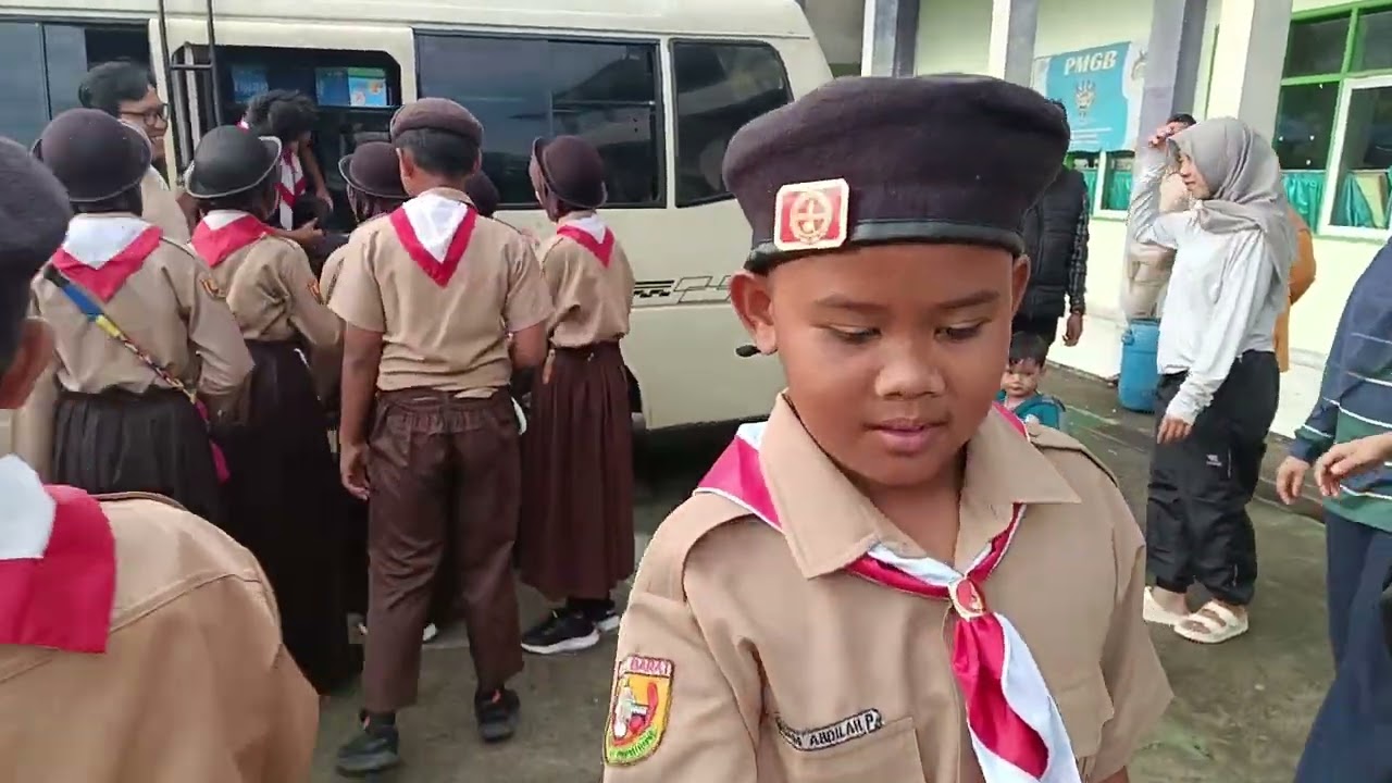 Melepas Peserta Latihan Gabungan Pramuka
