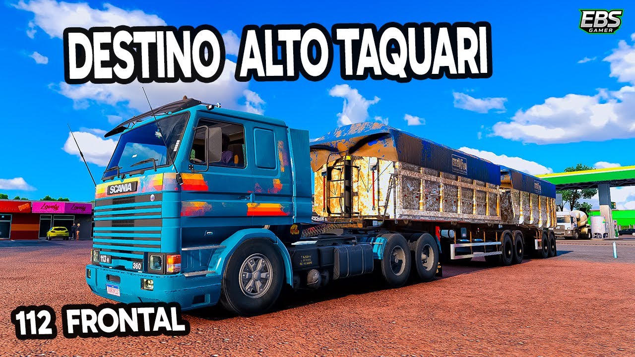 Scania 112 frontal sentido a nova dlc do Mato Grosso ets2 ets2 1.57