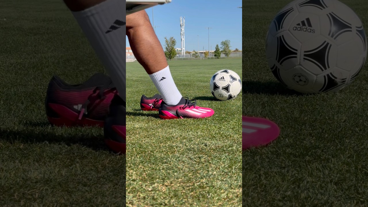Lace-up ASMR with the Adidas X Speedportal.1 SG #shorts