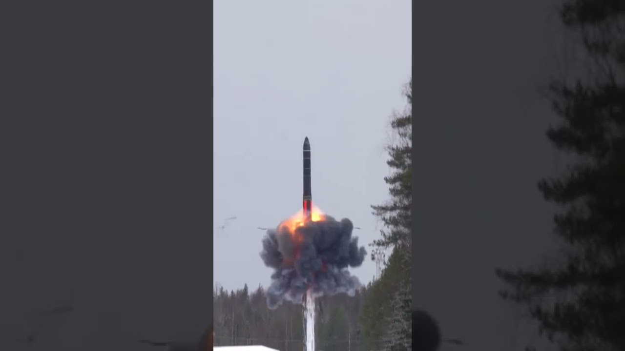 учебный пуск ядepнoй МБР Ярс 19.02.22г