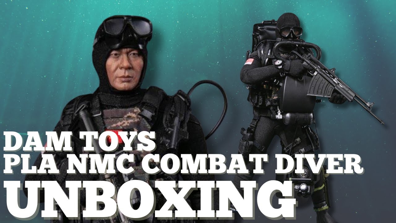 Unboxing the 1/6 scale DAM Toys PLA NMC Combat Diver