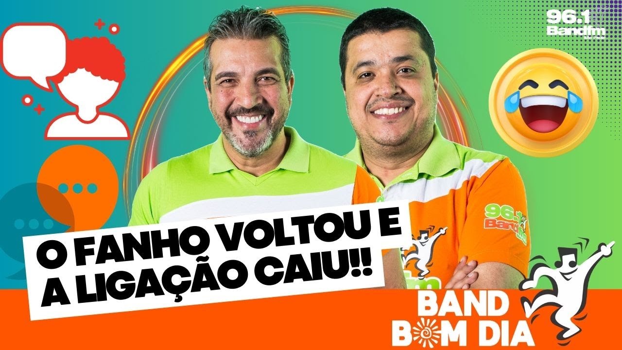 Band Bom Dia: O Fanho voltou e a ligação caiu!!