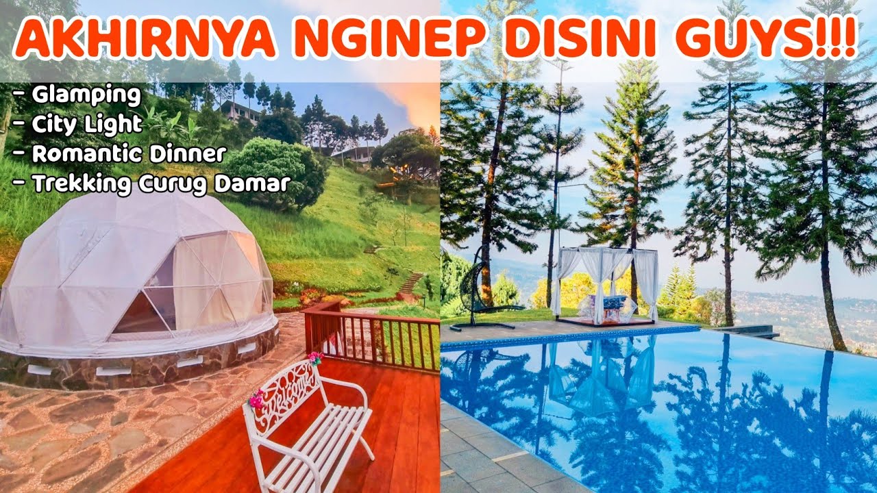 DAMAR LANGIT PUNCAK BOGOR‼️ GLAMPING TERINDAH DI PUNCAK #villapuncak #villabogor