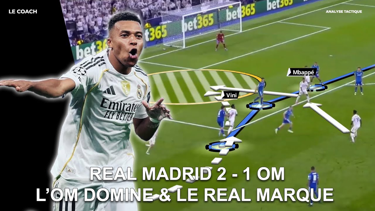 OM a montr&eacute; du jeu face au Real, mais la chance a tourn&eacute; en faveur du Real Madrid
