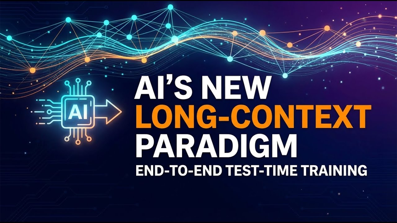 End-to-End Test-Time Training: A New Paradigm for Long-Context AI Models