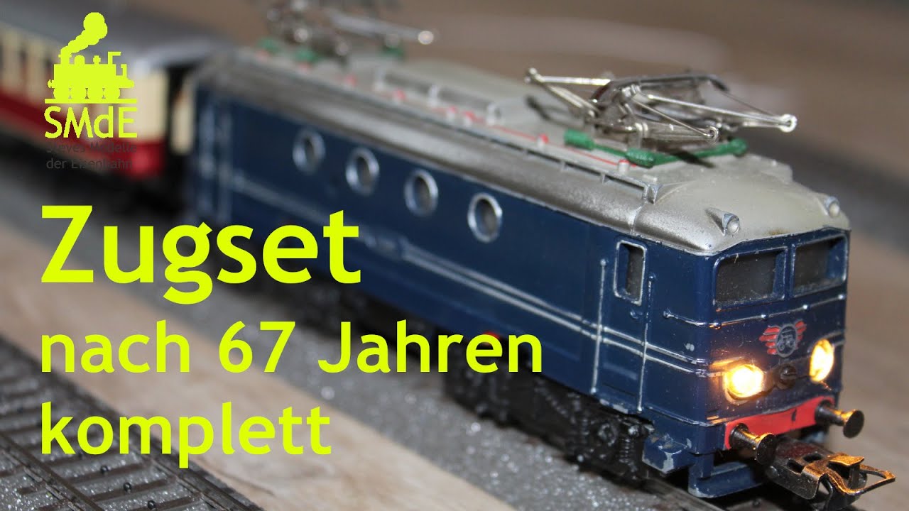 Neues märklin Rheingold-Wagenset "Tin plate" 40851 und Lokomotive SEH 800 aus 1955-1957