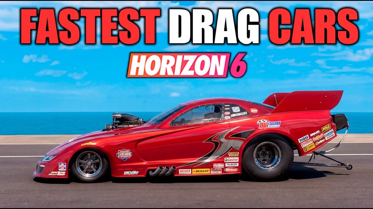 Топ-5 самых быстрых дрэг-каров в Forza Horizon 6! (Коды настроек)