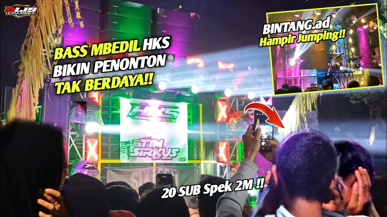 HKS MENGGILA🔥‼️ PENONTON SAMPE GA KUAT NAHAN DENTUMAN BAS BEDIL NYA‼️