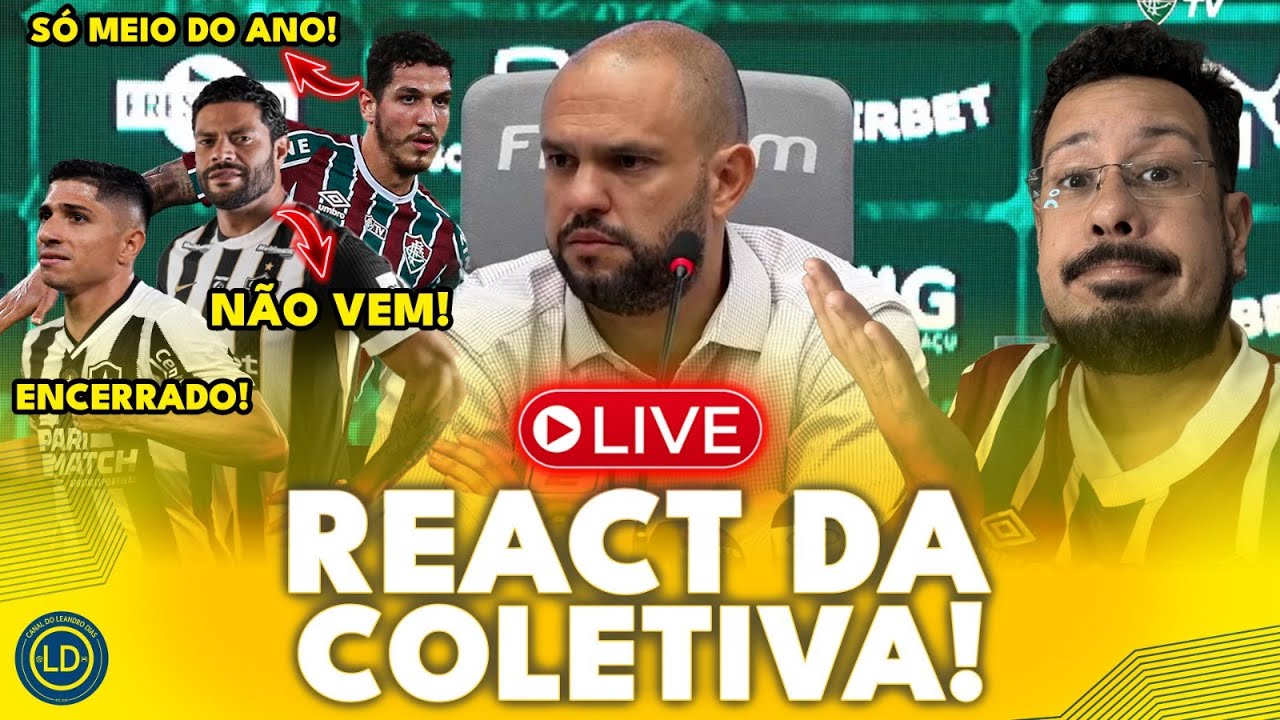 AO VIVO | REACT DA PRIMEIRA ENTREVISTA DO NOVO PRESIDENTE DO FLUMINENSE!
