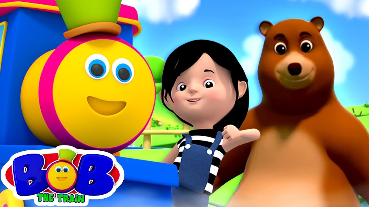 The Bear Went Over The Mountain | Bob The Train Nursery Rhymes | Baby Cartoon | Songs for Kids