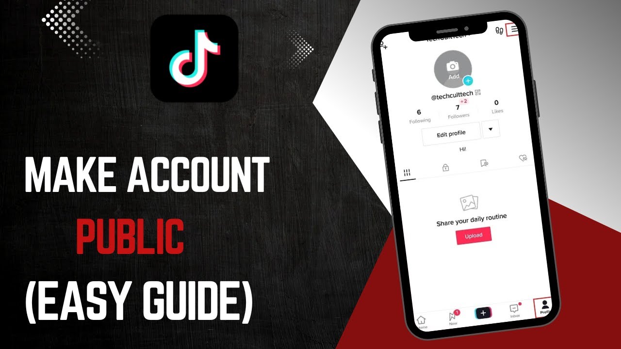 How to Make Your TikTok Account Public