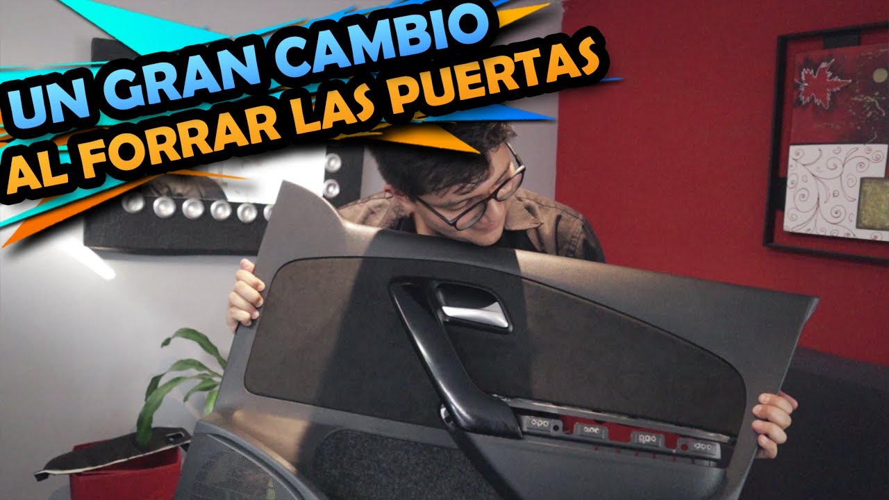 Tapizar puerta con piel y alcantara COMO DARLE MÁS LUJO a el interior de tu coche | Livander