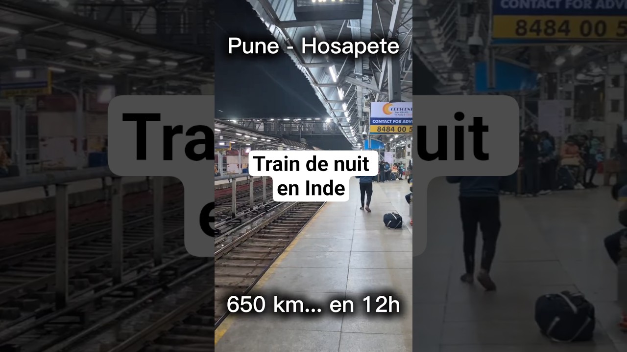 Premier train de nuit en Inde : 13 heures entre Pune et Hosapete