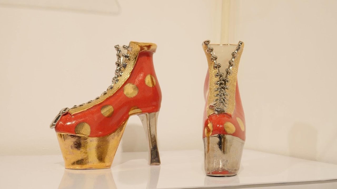 From stilettoes to sheep -the bizarre and wonderful ceramic art on show in London