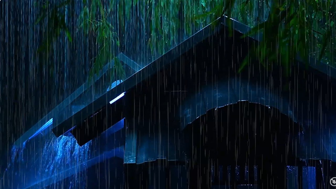 Rain Sounds For Sleeping -  99% Instantly Fall Asleep With Rain And Thunder Sound At Night #148