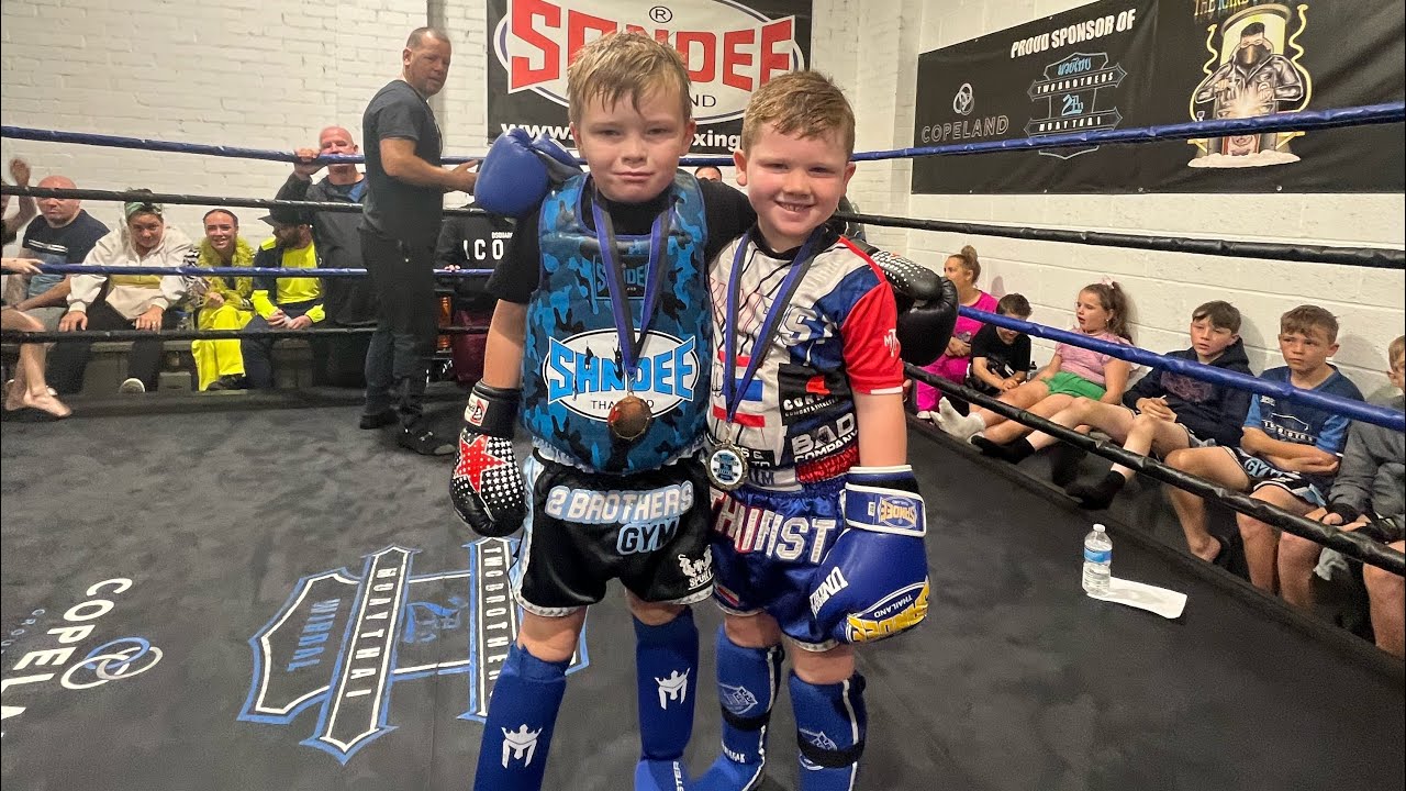6year old Lennon fitzy Thai fist 4th interclub @ 2 brothers gym