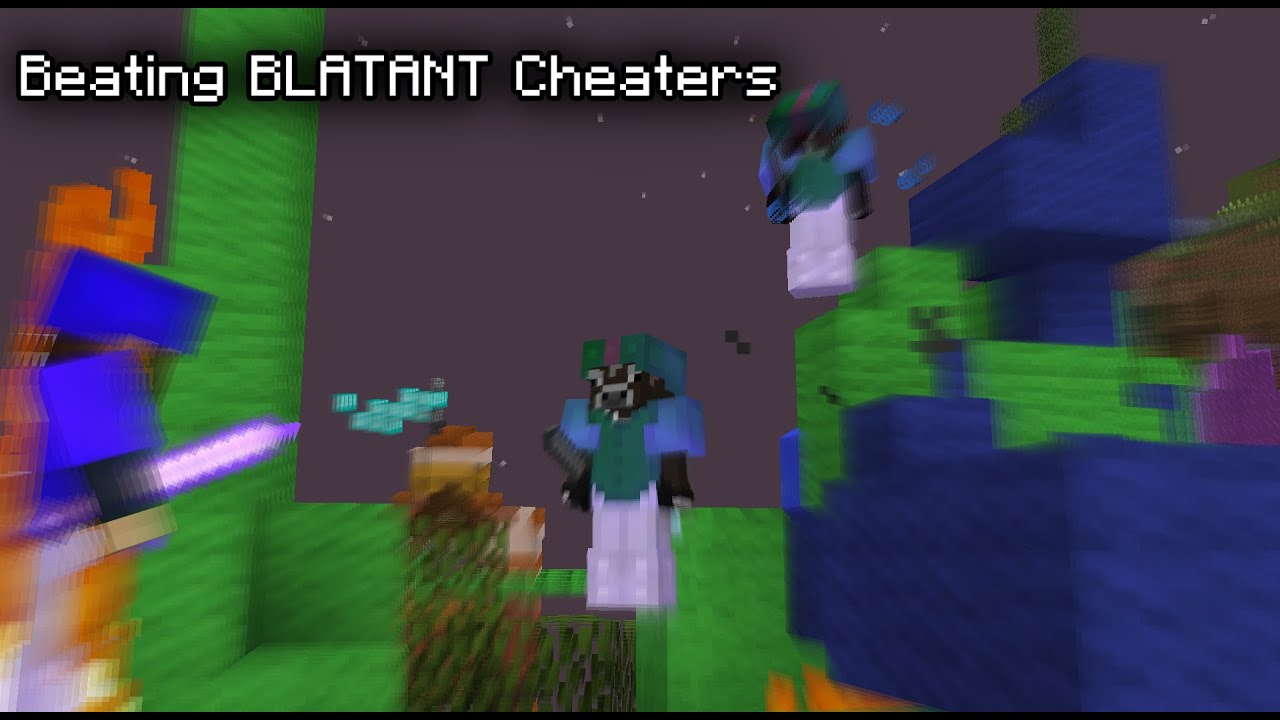 DESTROYING BLATANT CHEATERS (TOGGLED FOR 12WS) | Hypixel Bedwars