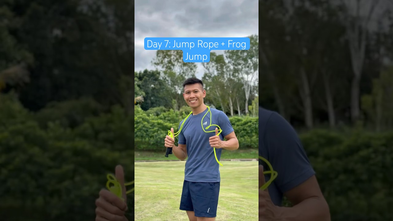 Day 7: Jump Rope + Frog Jump