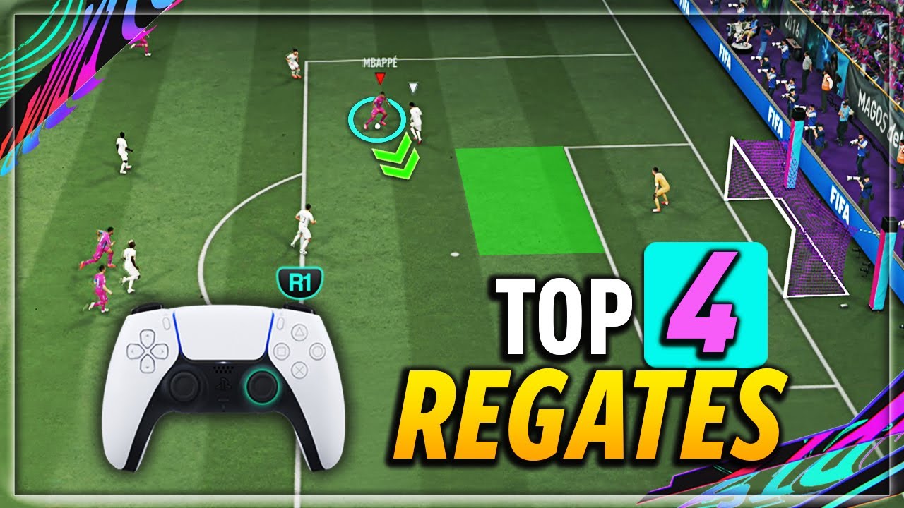COMO REGATEAR en FIFA 21!!! 🆕🔥(TOP 4 REGATES EFECTIVOS) TUTORIAL✅