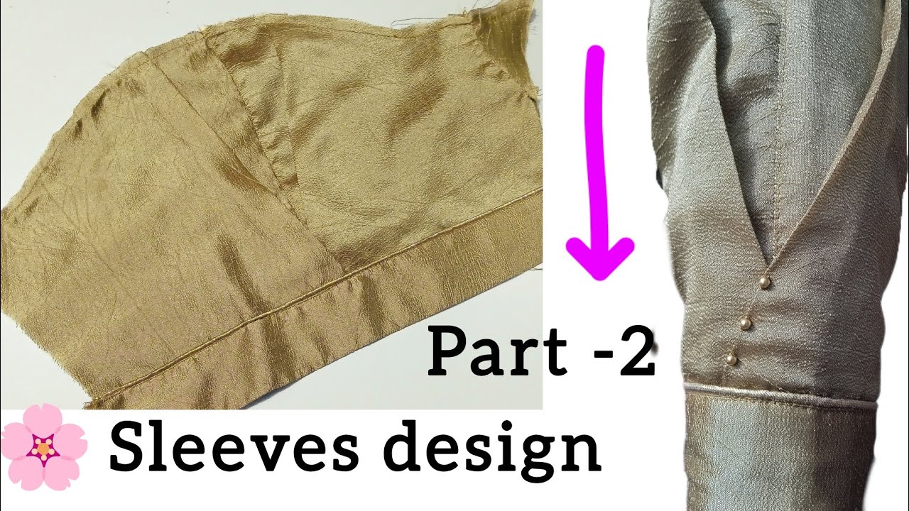 Part -2 sleeves design cutting and stitching ll #viral#fashion#explore#blouse#trending #youtubevideo