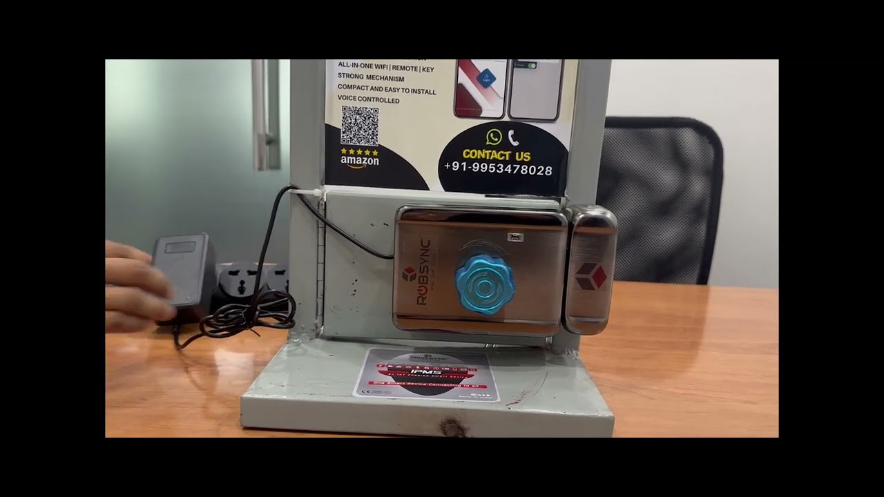 ROBSYNC SMART ELECTRONIC DOOR LOCK | MOBILE APP BASED | REMOTE + KEYS|ALL IN ONE| INSTALLATION VIDEO