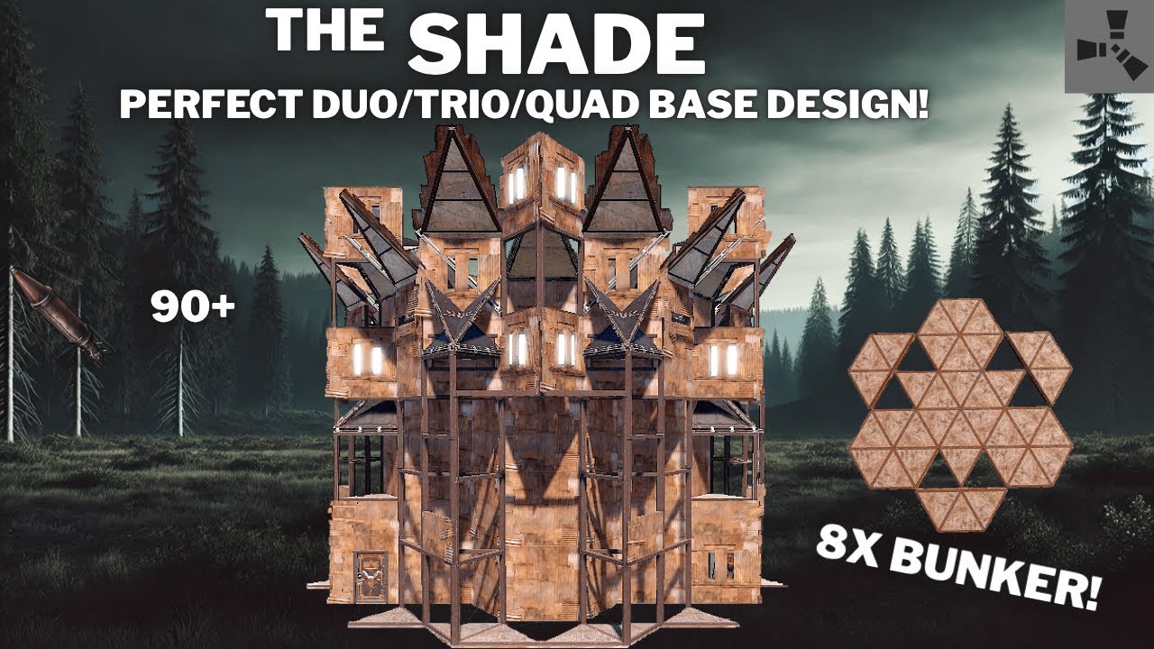 THE SHADE&bull;DUO/TRIO/QUAD BASE&bull;7 BUNKERS&bull;OPENCORE&bull;ONLINE & OFFLINE PROTECTION&bull;CHEAP&bull;RUSTBASE 2025