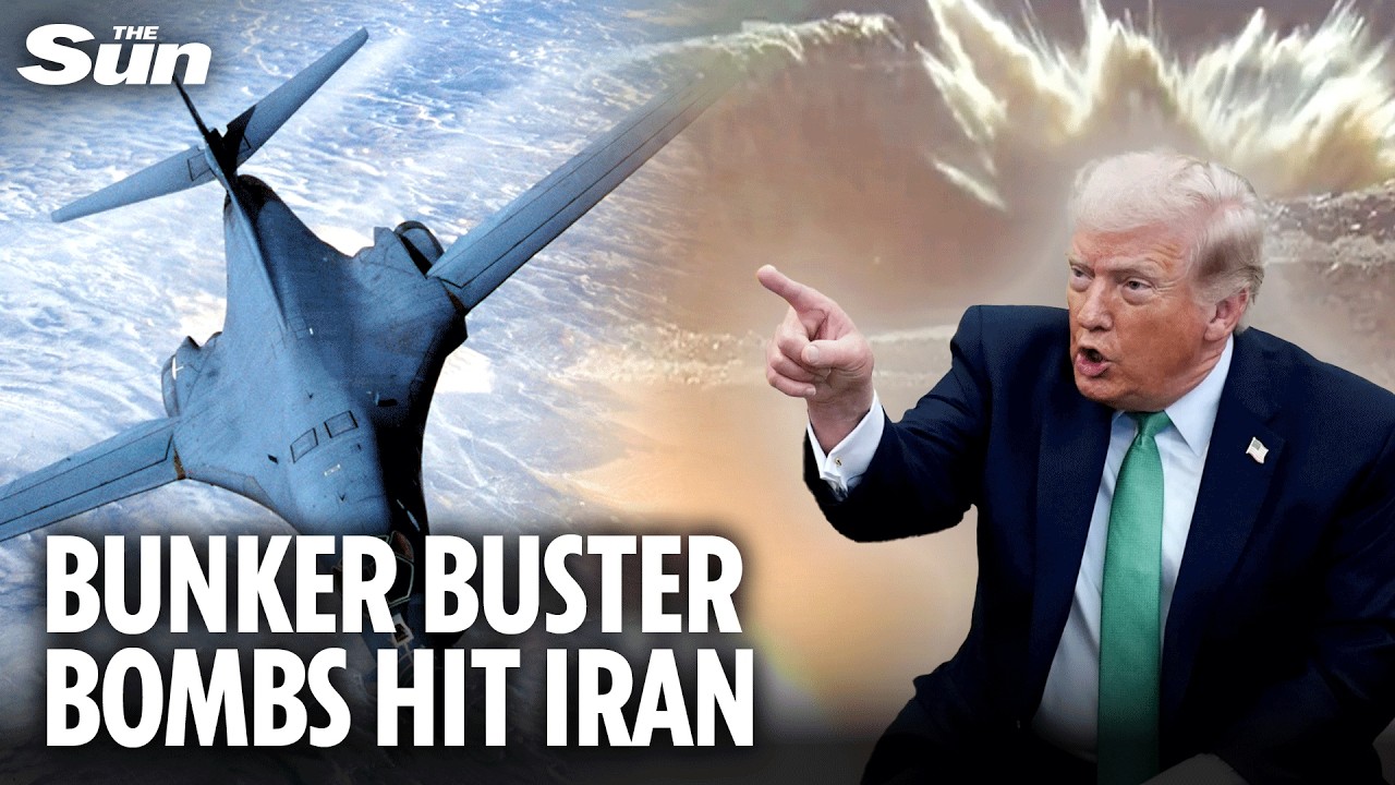 Trump drops earth-shattering 5,000lb bombs on Iran's missiles in battle to reopen Strait of Hormuz