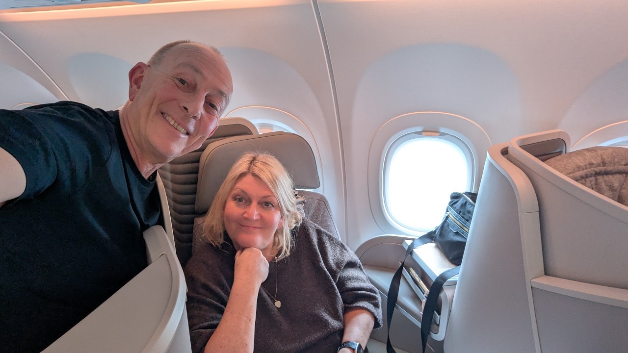Flying Iberia Business Class and Madrid Business Lounge from London to Puerto Rico 2026