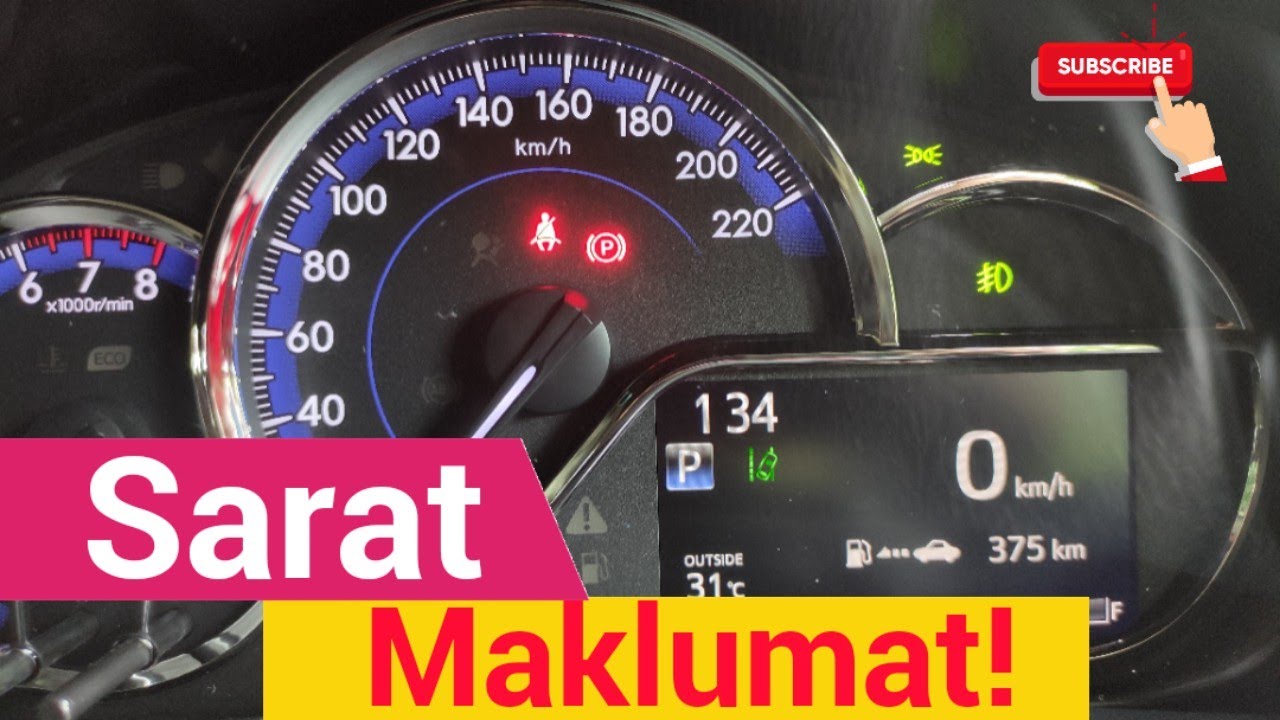 Review Penuh Multi - information Display MID Toyota Vios 2021