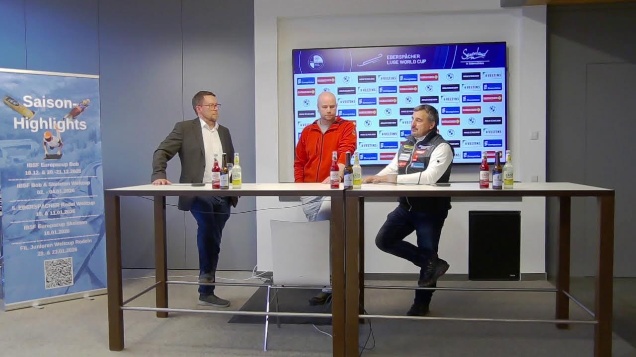 Winterberg| Pressekonferenz zum 1. EBERSPÄCHER Rodel Weltcup 2025/2026