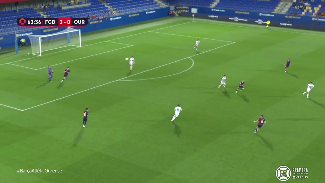 Rubén López vs Ourense (Debut Barça Atlétic) - 20 Year-Old