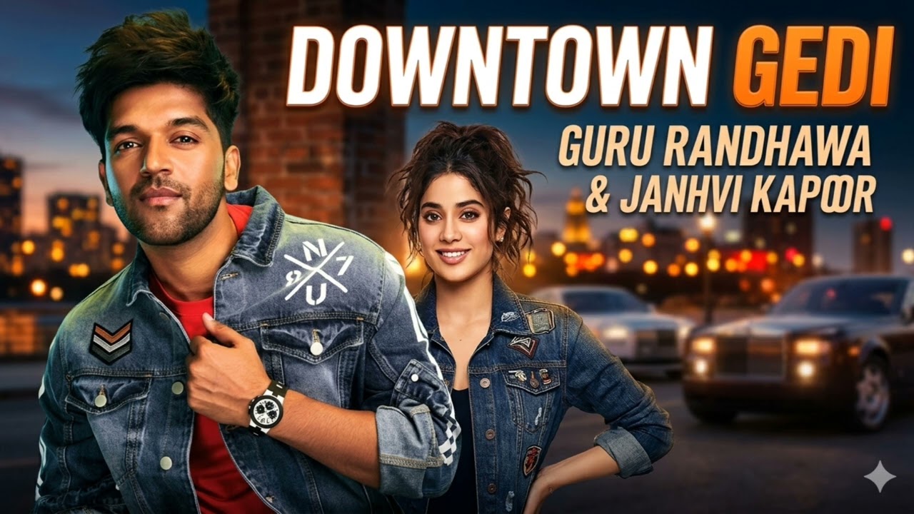 DOWNTOWN GEDI :- Guru Randhawa, Janvi Kapoor New Song 2026