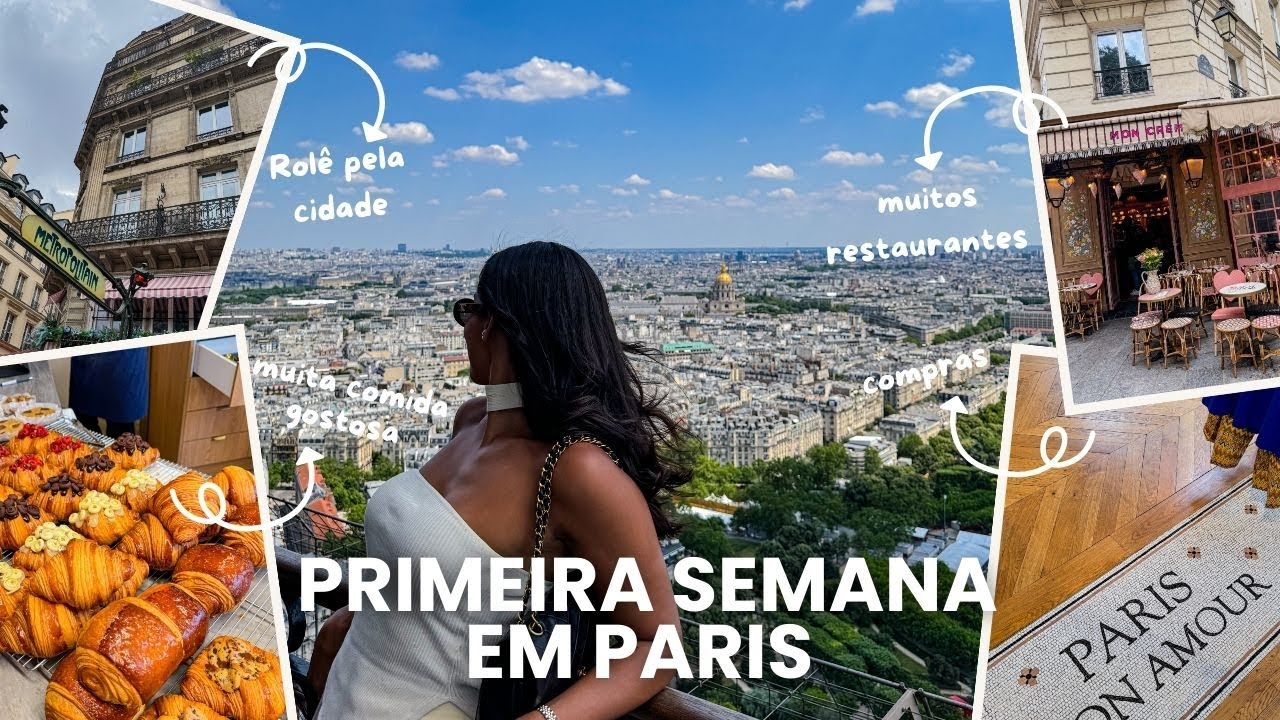 CHEGUEI EM PARIS | Primeiros dias com muitas comprinhas e comida gostosa.