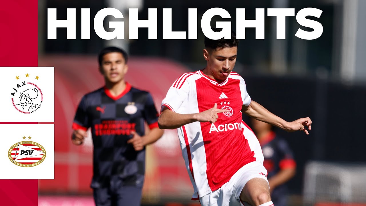 Battle for first place ⚔️  | Highlights Ajax O17 - PSV O17