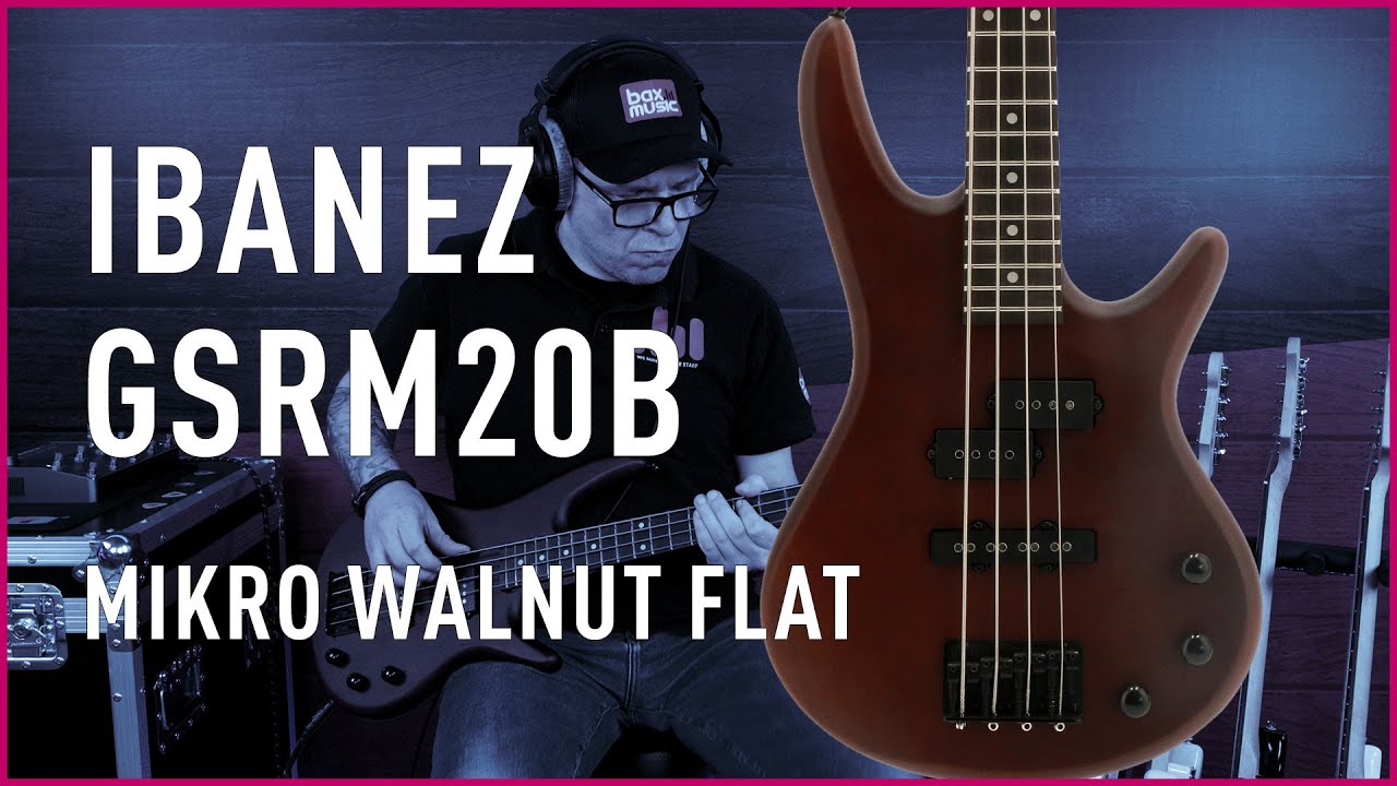 Ibanez GSRM20B Walnut Flat basse &eacute;lectrique I Bax Music FR