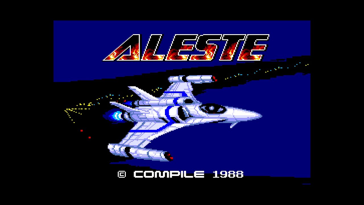 Aleste · アレスタ. MSX2/FM-PAC. Compile 1988. Full Playthrough.