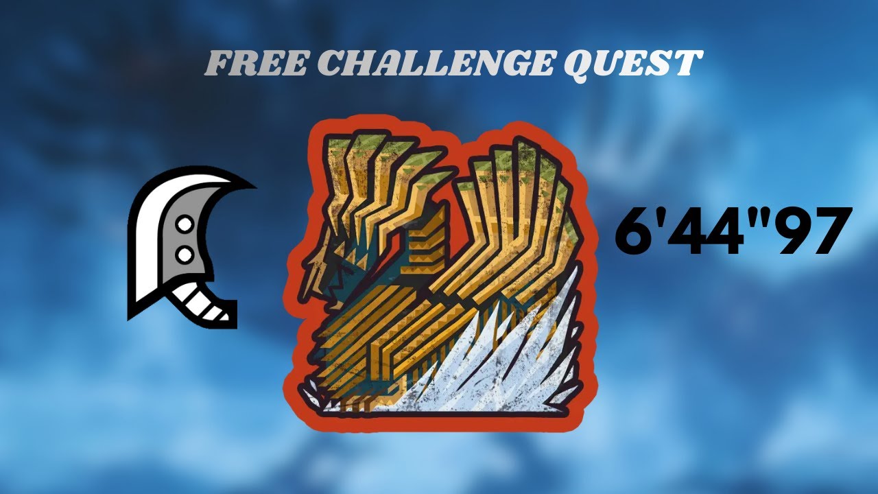 【MHWilds】Free Challenge Quest Arch-tempered Jin Dahaad Solo Greatsword 6'44