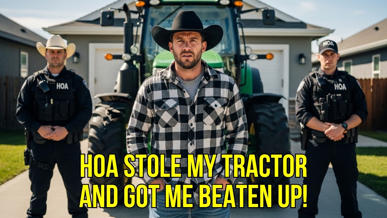 HOA Claimed I Stole Their Tractor—It Was Mine! They Beat Me, Cops Arrived, and Justice Was Serve