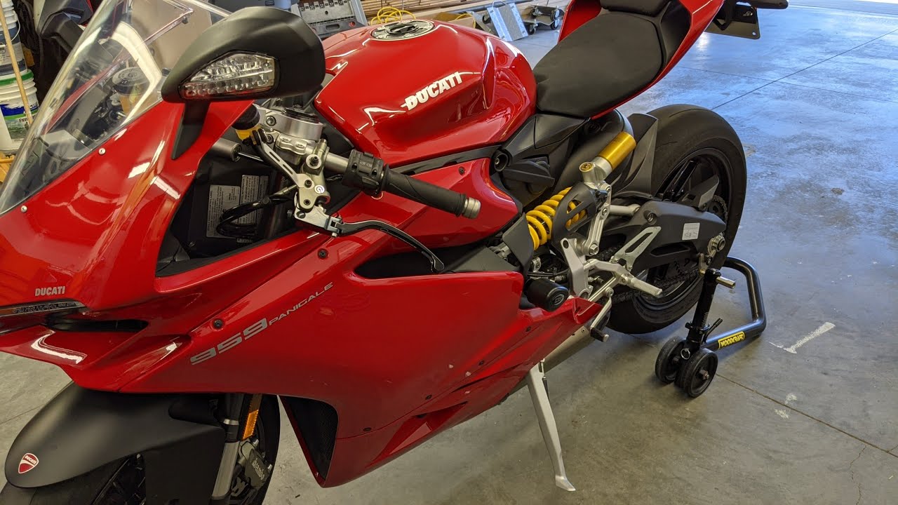 2018 Ducati 959 Panigale fuel pump removal and reinstall.