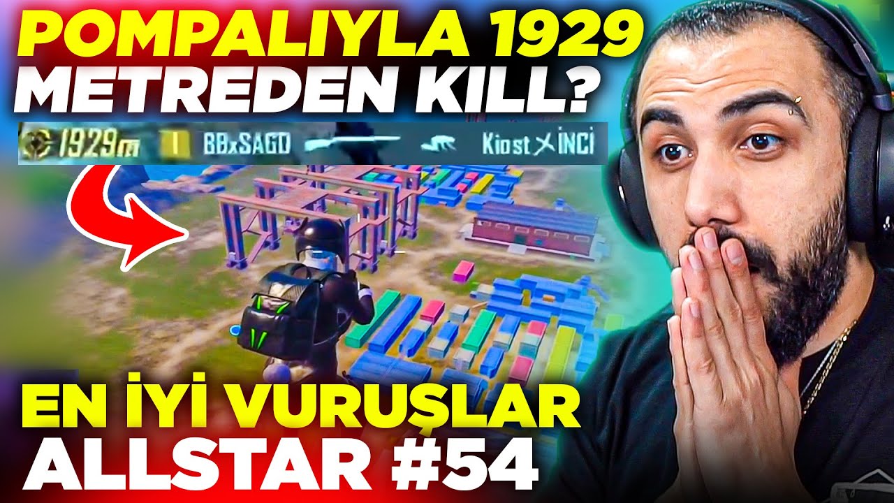 1929 METREDEN POMPALIYLA KILL ALDI!! 😱 YENİ İMKANSIZ DÜNYA REKORU! EN İYİ VURUŞLAR #54 | PUBG MOBILE
