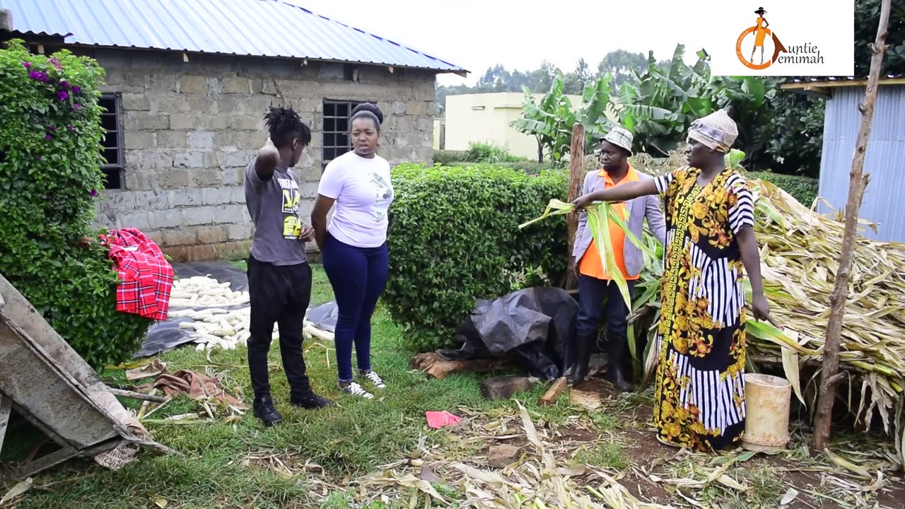 AUNTIE JEMIMAH FINDS NGOTHO AND NAOMI TAKING SELFIES INSTEAD OF WORKING